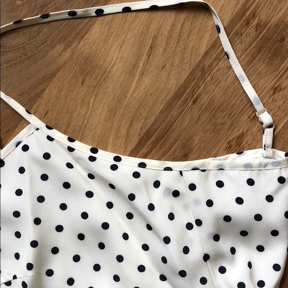 J. Crew White & Black Polka Dot Slip Dress - Picture 4 of 4